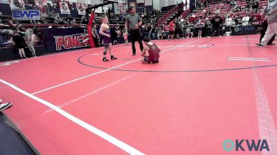 83 lbs Semifinal - Dallin Swan, IRONMEN Wrestling Club vs Reed Stephenson, Bristow Wrestling