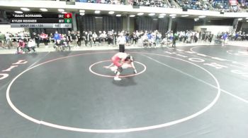 126 lbs Champ. Round 2 - Isaac Rotramel, Gibson City-Melvin-Sibley vs Kyler Reisner, Mt. Vernon