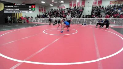 105 lbs Champ. Round 1 - Joselyn Ayala, South El Monte vs Jacelyn Casas, Norco