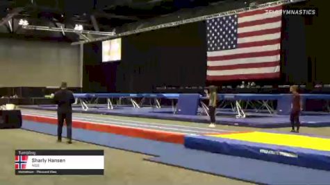 Sharly Hansen - Tumbling, NSB - 2021 USA Gymnastics Championships