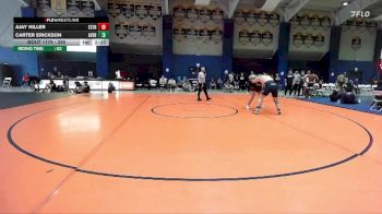 285 lbs Quarterfinal - Carter Erickson, Averett vs Ajay Hiller, East Stroudsburg