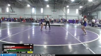 125 lbs Cons. Round 3 - Tucker Bahm, Iowa Wesleyan vs Justin Murray, Loras