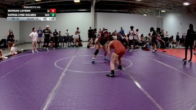 125 lbs Finals (8 Team) - Morgan Layman, EsteBuilt vs Sophia Lynn Holmes, Ground Up USA