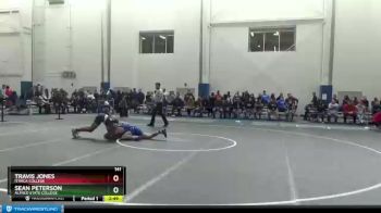 141 lbs Quarterfinal - Sean Peterson, Alfred State College vs Travis Jones, Ithaca College