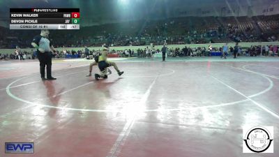 133 lbs Consi Of 16 #1 - Kevin Walker, Pawhuska Huskies JH vs Devon Pickle, Jay Junior High