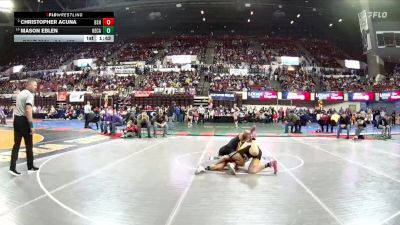 AA - 150 lbs Champ. Round 1 - Mason Eblen, Helena Capital vs Christopher Acuna, Billings Senior High School