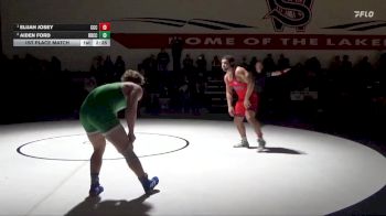 197 lbs 1st Place Match - Elijah Josey, Clackamas Community College vs Aiden Ford, Big Bend Community College