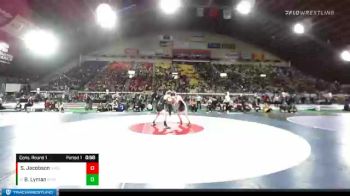 4A 170 lbs Cons. Round 1 - Bronson Lyman, Ridgevue vs Seth Jacobson, Shelley