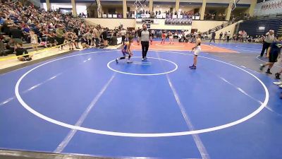 85 lbs Quarterfinal - Madelyn Medrano, Springdale Youth Wrestling Club vs Everett Ray, Team Conquer Wrestling