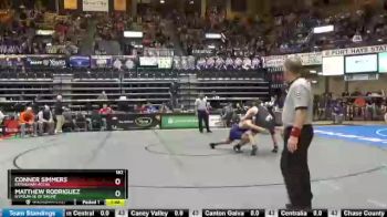 182 lbs Champ. Round 1 - Matthew Rodriguez, Gypsum-SE Of Saline vs Conner Simmers, Effingham-ACCHS