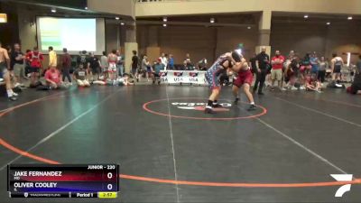 220 lbs Cons. Round 4 - Jake Fernandez, MO vs Oliver Cooley, IL