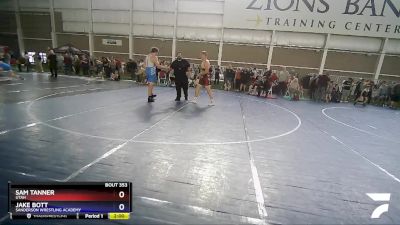 215 lbs 1st Place Match - Sam Tanner, Utah vs Jake Bott, Sanderson Wrestling Academy