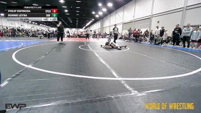 52 lbs Semifinal - Philip Espinosa, Team Speed vs Ronnie Leyba, RAW Wrestling Club 9U