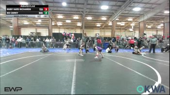 46 lbs Semifinal - Ruby Kate Richards, Texas Select Wrestling vs Bo Cerny, Marlow Outlaws