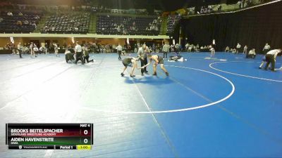 195 lbs Cons. Semi - Brooks Beitelspacher, Siouxland Wrestling Academy vs Aiden Havenstrite, Iowa