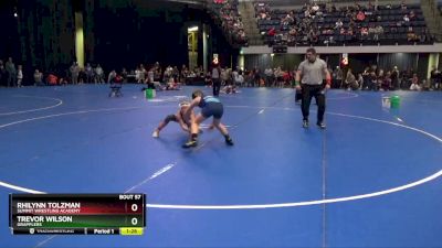 90 lbs Semifinal - Rhilynn Tolzman, Summit Wrestling Academy vs Trevor Wilson, Grapplers