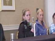 Lisa Koll on looking up to other runners - 2011 USA Cross Country Championships