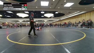 136 lbs Round Of 16 - Zoey Pulver, Takedown Express vs Sophia Garcia, Lancer WC