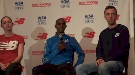 Mo Farah on the UK 3k record, Jenny's message to Ciara Mageean and Alan recovering from flu