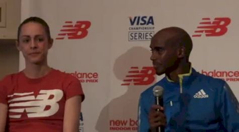 Mo Farah on training with Galen Rupp