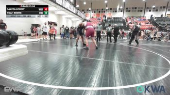 285 lbs Rr Rnd 4 - Dakota Poteet, Wagoner Takedown Club vs Noah Rentie, Eufaula Ironheads Wrestling Club