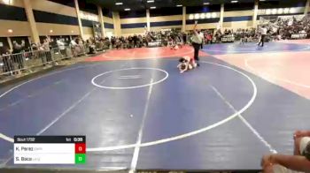 116 lbs Consi Of 16 #1 - Kendra Perez, Empire WC vs Sereena Baca, La Quinta HS