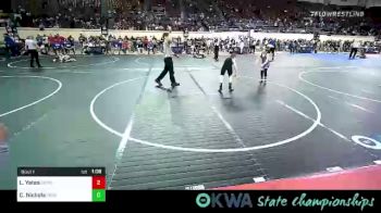 90 lbs Round Of 32 - Lucas Yates, Newcastle Youth Wrestling vs Caleb Nichols, Perkins