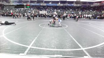 52 lbs Rr Rnd 5 - Hudson Mitchell, Wichita WC vs Blaise Bonnet, Eagle Wr Ac