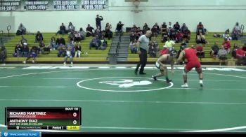 141 lbs 9th Place Match - Richard Martinez, Bakersfield College vs Anthony Diaz, East Los Angeles College