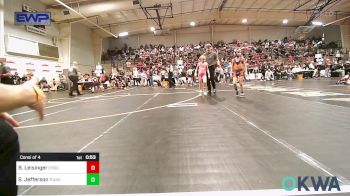 61 lbs Consi Of 4 - Bexley Leisinger, Choctaw Ironman Youth Wrestling vs Stetson Jefferson, R.A.W.