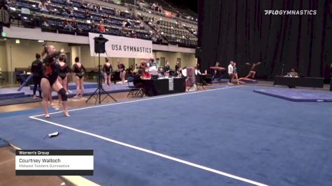Courtney Walloch - Women's Group, Midwest Twisters Gymnastics - 2021 Women's Xcel Region 4 Championships
