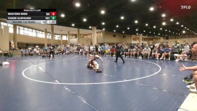 126 lbs Round 1 (6 Team) - Brayden Reed, Tallahassee War Noles vs Chase Alspaugh, Vancleave Takedown Club