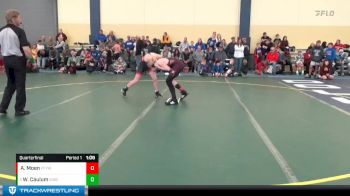 120 lbs Quarterfinal - Warren Caulum, West Salem Bangor vs Aydan Moen, Fergus Falls Youth Wrestling