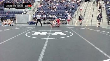 184 lbs Champ. Round 2 - Adrian Chavez-Morales, Southern Oregon vs Logan Heckert, Cumberland (Tenn.)