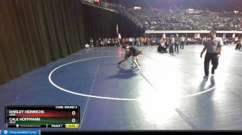 160 lbs Cons. Round 2 - Harley Heinrichs, Iowa vs Cale Hoffmann, Iowa