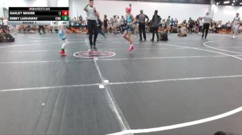 48 lbs Round 1 - Oakley Moore, Team Zapas vs Emmy Lashaway, Eastwood Eagle Wrestling Club