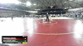 71 lbs Champ. Round 3 - Frederick Osborn, Askeo International Mat Club vs Roan Rickel-Cruz, Team Aggression Wrestling Club