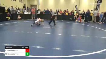 60 lbs 3rd Place - Lee Dreshman, Canon-McMillan vs Mason Keesecker, Steel Valley