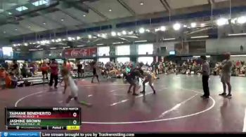 120 lbs Placement (4 Team) - Taimane Benemerito, Assassins WC Black vs JASMINE BROWN, Alabama Elite Gold