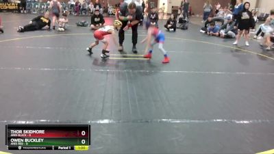 43 lbs Round 5 (8 Team) - Thor Skidmore, Ares Black vs Owen Buckley, Ares Red