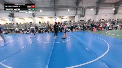 224 lbs Semifinal - Callie Cigarroa, El Paso Wildcats Wrestling Club vs Maddox Martin, Rock Wrestling Club