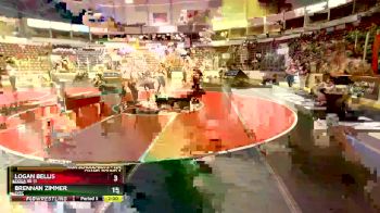 124 lbs Champ. Round 3 - Logan Bellis, Tioga Sr HS vs Brennan Zimmer, SVEC