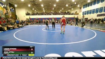 120 lbs Cons. Round 2 - Enzo Attali, Lake City vs Jason Symons, Sandpoint