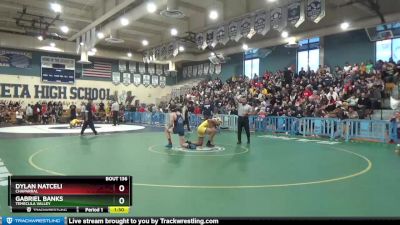 182 lbs Semifinal - Gabriel Banks, Temecula Valley vs Dylan Natceli, Chaparral