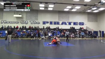 149 lbs Semifinal - Kenny Rodgers, Fresno City College vs Evan A Krantz, Lassen College