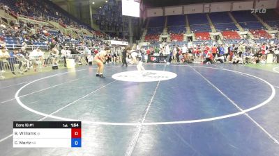 190 lbs Cons 16 #1 - Bryce Williams, IA vs Christian Mertz, ND