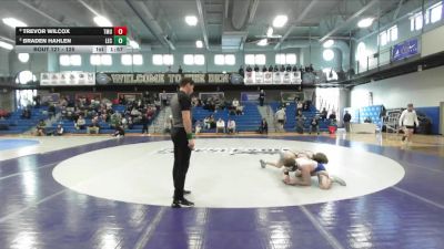 125 lbs Cons. Semi - Braden Hahlen, Lake Erie vs Trevor Wilcox, Thomas More