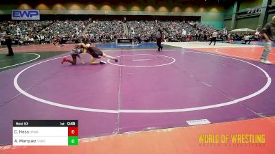 135 lbs Round Of 64 - Conner Hess, OKWA vs Alexander Marquez, TDWC