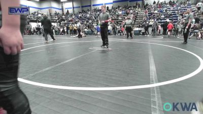 100 lbs Quarterfinal - Alijah Tapia, OKC Saints Wrestling vs Alexander Tessneer, Norman Grappling Club