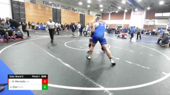 285 lbs Cons. Round 3 - Angel Mercado, Crespi vs Julius Diaz, Brawley Union